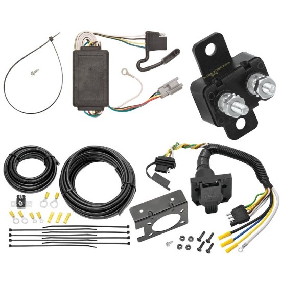 118391 85343 20506 7012A Tekonsha Trailer Hitch 7 Way RV Wiring Kit 05-06 Chevy Equinox 2006 Pontiac Torrent Plug Prong Pin Brake Control Ready 05 06 2005 2006 Trailer Hitch 7 Way RV Wiring Kit For 05-06 Chevy Equinox 2006 Pontiac Torrent Plug Prong Pin Brake Control Ready
