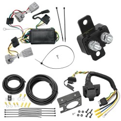 Trailer Hitch 7 Way RV Wiring Kit For 05-06 Jeep Grand Cherokee Plug Prong Pin Brake Control Ready Trailer Hitch 7 Way RV Wiring Kit For 05-06 Jeep Grand Cherokee Plug Prong Pin Brake Control Ready