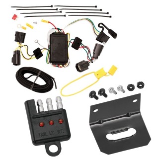 Plug and Play T-One Wiring Harness Connector 4-Flat Mounting Bracket 4-Flat Car End Tester w/ LED Display  118402 118144 20114 Tekonsha Trailer Wiring and Bracket Light Tester 05-08 Dodge Magnum Plug Play 4-Flat Harness 05 06 07 08 2005 2006 2007 2008 Trailer Wiring and Bracket w/ Light Tester For 05-08 Dodge Magnum Plug & Play 4-Flat Harness