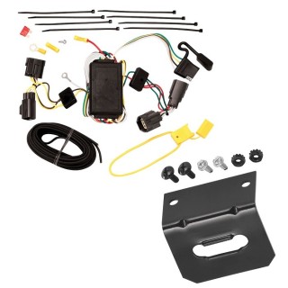 Plug and Play T-One Wiring Harness Connector 4-Flat Mounting Bracket Installation Instructions 118402 118144 Tekonsha Trailer Wiring and Bracket 05-08 Dodge Magnum Plug Play 4-Flat Harness 05 06 07 08 2005 2006 2007 2008 Trailer Wiring and Bracket For 05-08 Dodge Magnum Plug & Play 4-Flat Harness