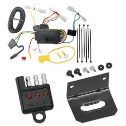 Trailer Wiring and Bracket w/ Light Tester For 14-21 Toyota Corolla 07-21 Camry 07-14 FJ Cruiser 14-18 Mazda 3 03-08 Mazda 6 07-12 CX-7 4-Flat Harness Plug Play Trailer Wiring and Bracket w/ Light Tester For 14-21 Toyota Corolla 07-21 Camry 07-14 FJ Cruiser 14-18 Mazda 3 03-08 Mazda 6 07-12 CX-7 4-Flat Harness Plug Play
