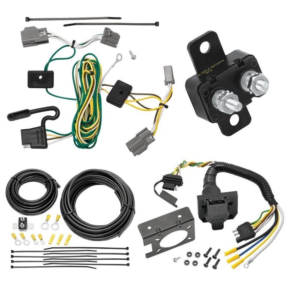 118419 85343 20506 7012A Tekonsha Trailer Hitch 7 Way RV Wiring Kit 06-11 Buick Lucerne Plug Prong Pin Brake Control Ready 06 07 08 09 10 11 2006 2007 2008 2009 2010 2011 Trailer Hitch 7 Way RV Wiring Kit For 06-11 Buick Lucerne Plug Prong Pin Brake Control Ready