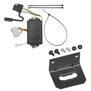 Plug and Play T-One Wiring Harness Connector 4-Flat Mounting Bracket Installation Instructions 118424 118144 Tekonsha Trailer Wiring and Bracket 07-13 Acura MDX Plug Play 4-Flat Harness 07 08 09 10 11 12 13 2007 2008 2009 2010 2011 2012 2013 Trailer Wiring and Bracket For 07-13 Acura MDX Plug & Play 4-Flat Harness