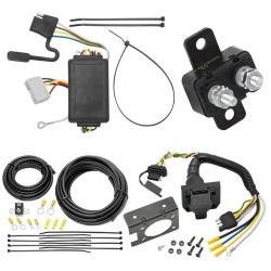 Trailer Hitch 7 Way RV Wiring Kit For 07-13 Acura MDX Plug Prong Pin Brake Control Ready