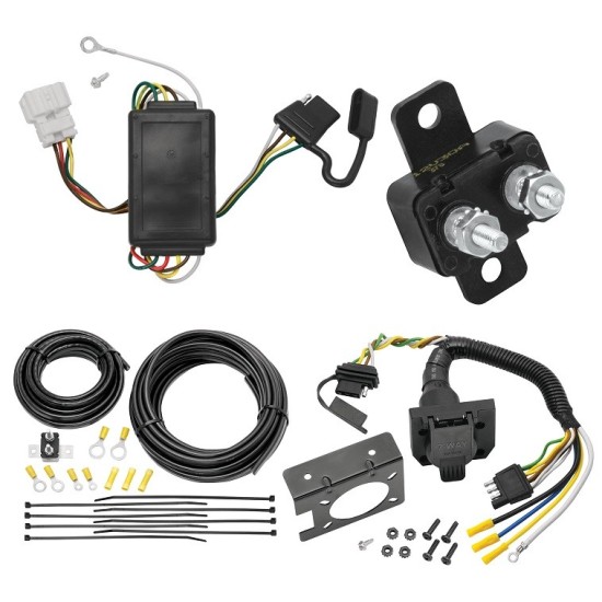 118427 85343 20506 7012A Tekonsha Trailer Hitch 7 Way RV Wiring Kit 07-11 Honda CRV Plug Prong Pin Brake Control Ready 07 08 09 10 11 2007 2008 2009 2010 2011 Trailer Hitch 7 Way RV Wiring Kit For 07-11 Honda CRV Plug Prong Pin Brake Control Ready