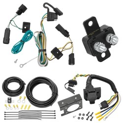 Trailer Hitch 7 Way RV Wiring Kit For 07-10 Saturn Outlook Plug Prong Pin Brake Control Ready