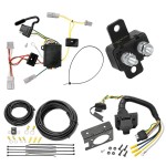 118436 85343 20506 7012A Tekonsha Trailer Wiring and Bracket Light Tester 06-07 Honda Accord Coupe Plug Play 4-Flat Harness 06 07 2006 2007 Trailer Wiring and Bracket w/ Light Tester For 06-07 Honda Accord Coupe Plug & Play 4-Flat Harness