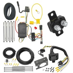 Trailer Hitch 7 Way RV Wiring Kit For 03-07 Cadillac CTS 04-07 CTS V Plug Prong Pin Brake Control Ready Trailer Hitch 7 Way RV Wiring Kit For 03-07 Cadillac CTS 04-07 CTS V Plug Prong Pin Brake Control Ready