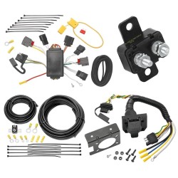 Trailer Hitch 7 Way RV Wiring Kit For 07-10 Chrysler Sebring Plug Prong Pin Brake Control Ready Trailer Hitch 7 Way RV Wiring Kit For 07-10 Chrysler Sebring Plug Prong Pin Brake Control Ready