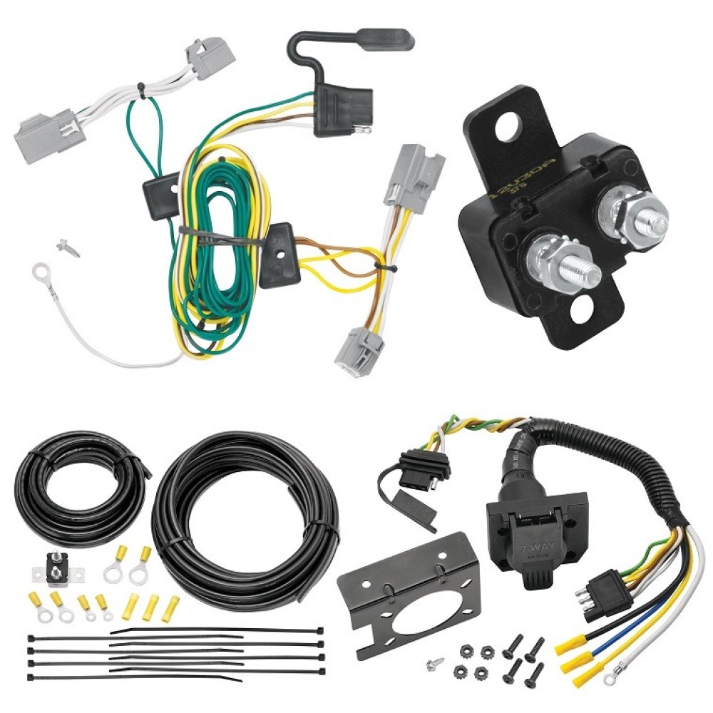 118448 85343 20506 7012A Tekonsha Trailer Hitch 7 Way RV Wiring Kit 08-09 Taurus X Plug Prong Pin Brake Control Ready 08 09 2008 2009 Trailer Hitch 7 Way RV Wiring Kit For 08-09 Ford Taurus X Plug Prong Pin Brake Control Ready