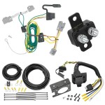 118448 85343 20506 7012A Tekonsha Trailer Hitch 7 Way RV Wiring Kit 08-09 Taurus X Plug Prong Pin Brake Control Ready 08 09 2008 2009 Trailer Hitch 7 Way RV Wiring Kit For 08-09 Ford Taurus X Plug Prong Pin Brake Control Ready