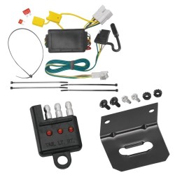 Trailer Wiring and Bracket w/ Light Tester For 08-19 Toyota Highlander Plug & Play 4-Flat Harness Trailer Wiring and Bracket w/ Light Tester For 08-19 Toyota Highlander Plug & Play 4-Flat Harness