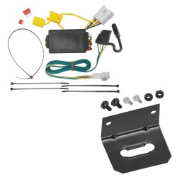 Trailer Wiring and Bracket For 08-19 Toyota Highlander Plug & Play 4-Flat Harness Trailer Wiring and Bracket For 08-19 Toyota Highlander Plug & Play 4-Flat Harness