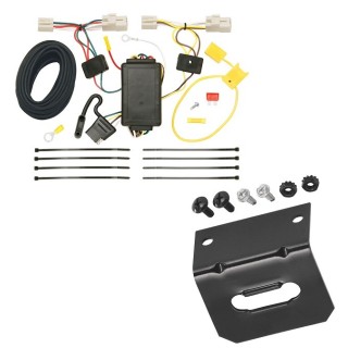 Plug and Play T-One Wiring Harness Connector 4-Flat Mounting Bracket Installation Instructions 118460 118144 Tekonsha Trailer Wiring and Bracket 11-15 Scion xB 09-10 Pontiac Vibe 09-13 Toyota Matrix Plug Play 4-Flat Harness 09 10 11 12 13 14 15 2009 2010 Trailer Wiring and Bracket For 11-15 Scion xB 09-10 Pontiac Vibe 09-13 Toyota Matrix Plug & Play 4-Flat Harness
