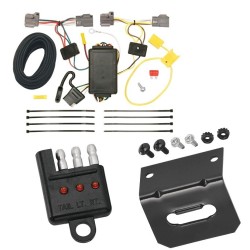 Trailer Wiring and Bracket w/ Light Tester For 08-10 Volvo V70 Wagon Plug & Play 4-Flat Harness Trailer Wiring and Bracket w/ Light Tester For 08-10 Volvo V70 Wagon Plug & Play 4-Flat Harness