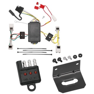 Plug and Play T-One Wiring Harness Connector 4-Flat Mounting Bracket 4-Flat Car End Tester w/ LED Display 118469 118144 20114 Tekonsha Trailer Wiring and Bracket Light Tester 04-09 Nissan Quest Plug Play 4-Flat Harness 04 05 06 07 08 09 2004 2005 2006 20 Trailer Wiring and Bracket w/ Light Tester For 04-09 Nissan Quest Plug & Play 4-Flat Harness