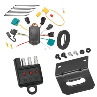 Plug and Play T-One Wiring Harness Connector 4-Flat Mounting Bracket 4-Flat Car End Tester w/ LED Display 118474 118144 20114 Tekonsha Trailer Wiring and Bracket Light Tester 2009 Dodge Journey Plug Play 4-Flat Harness Trailer Wiring and Bracket w/ Light Tester For 2009 Dodge Journey Plug & Play 4-Flat Harness