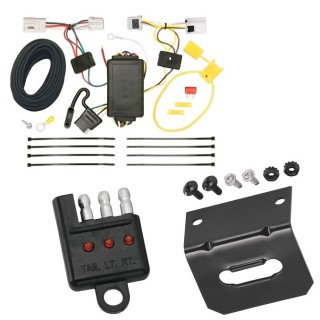Plug and Play T-One Wiring Harness Connector 4-Flat Mounting Bracket 4-Flat Car End Tester w/ LED Display 118480 118144 20114 Tekonsha Trailer Wiring and Bracket Light Tester 08-20 Nissan Rogue 07-08 Infiniti G35 09-13 G37 Plug Play 4-Flat Harness 07 08 Trailer Wiring and Bracket w/ Light Tester For 08-20 Nissan Rogue 07-08 Infiniti G35 09-13 G37 Plug & Play 4-Flat Harness