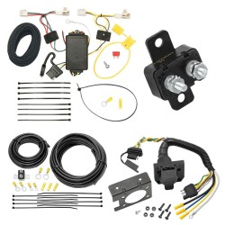 Trailer Hitch 7 Way RV Wiring Kit For 14-21 Mitsubishi Outlander 07-11 Toyota Camry Hybrid 10-11 Camry 09-16 Venza Plug Prong Pin Brake Control Ready Trailer Hitch 7 Way RV Wiring Kit For 14-21 Mitsubishi Outlander 07-11 Toyota Camry Hybrid 10-11 Camry 09-16 Venza Plug Prong Pin Brake Control Ready