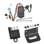 Trailer Wiring and Bracket w/ Light Tester For 07-12 Acura RDX 10-11 Honda Accord Crosstour 2012 Crosstour Plug & Play 4-Flat Harness