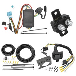 Trailer Hitch 7 Way RV Wiring Kit For 07-12 Acura RDX 10-12 Honda Accord Crosstour Plug Prong Pin Brake Control Ready Trailer Hitch 7 Way RV Wiring Kit For 07-12 Acura RDX 10-12 Honda Accord Crosstour Plug Prong Pin Brake Control Ready