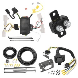 Trailer Hitch 7 Way RV Wiring Kit For 10-12 Lexus HS250h Hybrid Plug Prong Pin Brake Control Ready
