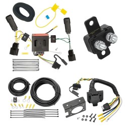 Trailer Hitch 7 Way RV Wiring Kit For 11-15 Lincoln MKX Plug Prong Pin Brake Control Ready Trailer Hitch 7 Way RV Wiring Kit For 11-15 Lincoln MKX Plug Prong Pin Brake Control Ready
