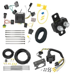 Trailer Hitch 7 Way RV Wiring Kit For 11-20 Dodge Journey w/ Led Taillights Plug Prong Pin Brake Control Ready Trailer Hitch 7 Way RV Wiring Kit For 11-20 Dodge Journey w/ Led Taillights Plug Prong Pin Brake Control Ready