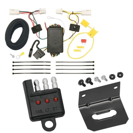 Plug and Play T-One Wiring Harness Connector 4-Flat Mounting Bracket 4-Flat Car End Tester w/ LED Display 118538 118144 20114 Tekonsha Trailer Wiring and Bracket Light Tester 10-17 Mitsubishi Lancer 11-19 Outlander Sport 11-22 RVR Plug Play 4-Flat Harness Trailer Wiring and Bracket w/ Light Tester For 10-17 Mitsubishi Lancer 11-19 Outlander Sport 11-24 RVR Plug & Play 4-Flat Harness