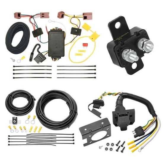118545 85343 20506 7012A Tekonsha Trailer Hitch 7 Way RV Wiring Kit 07-13 Nissan Versa Plug Prong Pin Brake Control Ready 07 08 09 10 11 12 13 2007 2008 2009 2010 2011 2012 2013 Trailer Hitch 7 Way RV Wiring Kit For 07-13 Nissan Versa Plug Prong Pin Brake Control Ready