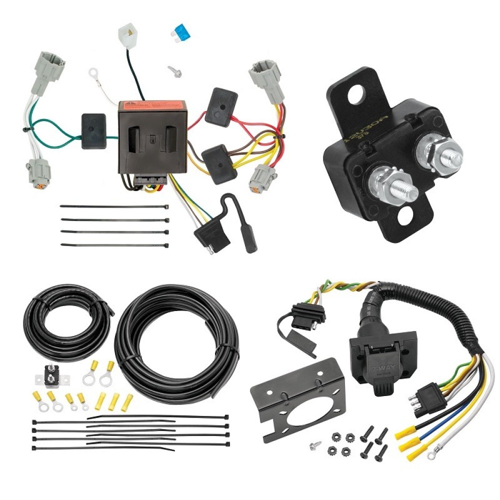 118547 85343 20506 7012A Tekonsha Trailer Hitch 7 Way RV Wiring Kit 11-17 Nissan Quest Plug Prong Pin Brake Control Ready 11 12 13 14 15 16 17 2011 2012 2013 2014 2015 2016 2017 Trailer Hitch 7 Way RV Wiring Kit For 11-17 Nissan Quest Plug Prong Pin Brake Control Ready