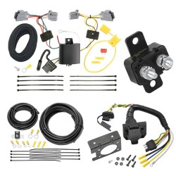 Trailer Hitch 7 Way RV Wiring Kit For 12-19 Ford Focus Plug Prong Pin Brake Control Ready