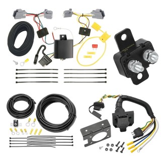 Trailer Hitch 7 Way RV Wiring Kit For 12-19 Ford Focus Plug Prong Pin Brake Control Ready