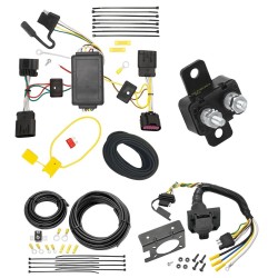 Trailer Hitch 7 Way RV Wiring Kit For 2011 Chrysler 200 Dodge Avenger Plug Prong Pin Brake Control Ready Trailer Hitch 7 Way RV Wiring Kit For 2011 Chrysler 200 Dodge Avenger Plug Prong Pin Brake Control Ready