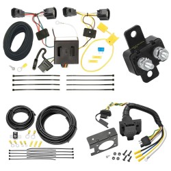 Trailer Hitch 7 Way RV Wiring Kit For 08-12 Jeep Liberty 07-11 Dodge Nitro Plug Prong Pin Brake Control Ready Trailer Hitch 7 Way RV Wiring Kit For 08-12 Jeep Liberty 07-11 Dodge Nitro Plug Prong Pin Brake Control Ready