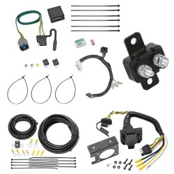 Trailer Hitch 7 Way RV Wiring Kit For 12-15 Honda Pilot Plug Prong Pin Brake Control Ready Trailer Hitch 7 Way RV Wiring Kit For 12-15 Honda Pilot Plug Prong Pin Brake Control Ready