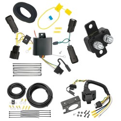 Trailer Hitch 7 Way RV Wiring Kit For 13-20 Ford Fusion Plug Prong Pin Brake Control Ready