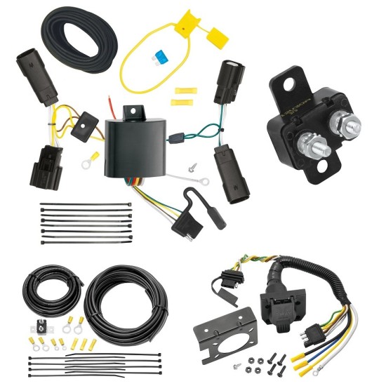 118574 85343 20506 7012A Tekonsha Trailer Hitch 7 Way RV Wiring Kit 13-20 Fusion Plug Prong Pin Brake Control Ready 13 14 15 16 17 18 19 20 2013 2014 2015 2016 2017 2018 2019 2020 Trailer Hitch 7 Way RV Wiring Kit For 13-20 Ford Fusion Plug Prong Pin Brake Control Ready