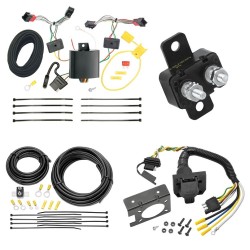 Trailer Hitch 7 Way RV Wiring Kit For 13-15 Chevy Spark Plug Prong Pin Brake Control Ready