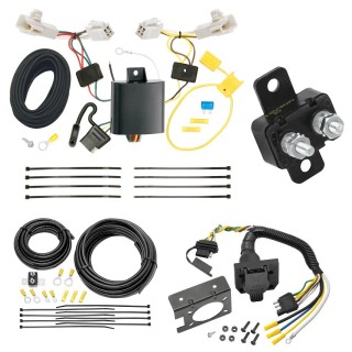 118578 85343 20506 7012A Tekonsha Trailer Hitch 7 Way RV Wiring Kit 13-18 Toyota RAV4 Avalon Plug Prong Pin Brake Control Ready 13 14 15 16 17 18 2013 2014 2015 2016 2017 2018 Trailer Hitch 7 Way RV Wiring Kit For 13-18 Toyota RAV4 Avalon Plug Prong Pin Brake Control Ready