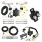 118578 85343 20506 7012A Tekonsha Trailer Hitch 7 Way RV Wiring Kit 13-18 Toyota RAV4 Avalon Plug Prong Pin Brake Control Ready 13 14 15 16 17 18 2013 2014 2015 2016 2017 2018 Trailer Hitch 7 Way RV Wiring Kit For 13-18 Toyota RAV4 Avalon Plug Prong Pin Brake Control Ready