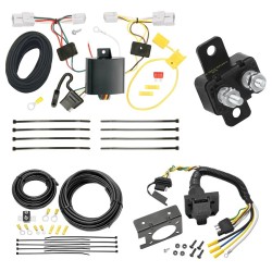Trailer Hitch 7 Way RV Wiring Kit For 12-16 Subaru Impreza Sedan Plug Prong Pin Brake Control Ready