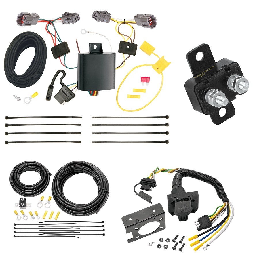 Trailer Hitch 7 Way RV Wiring Kit For 10 19 KIA Soul Plug Prong
