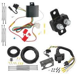 Trailer Hitch 7 Way RV Wiring Kit For 13-15 Honda Corsstour Plug Prong Pin Brake Control Ready Trailer Hitch 7 Way RV Wiring Kit For 13-15 Honda Corsstour Plug Prong Pin Brake Control Ready