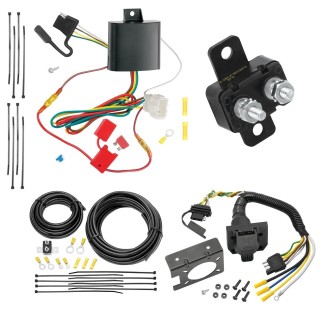 118642 85343 20506 7012A Tekonsha Trailer Hitch 7 Way RV Wiring Kit 13-15 Honda Corsstour Plug Prong Pin Brake Control Ready 13 14 15 2013 2014 2015 Trailer Hitch 7 Way RV Wiring Kit For 13-15 Honda Corsstour Plug Prong Pin Brake Control Ready