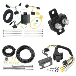 Trailer Hitch 7 Way RV Wiring Kit For 15-22 Volkswagen Golf 12-19 VW Passat Plug Prong Pin Brake Control Ready Trailer Hitch 7 Way RV Wiring Kit For 15-22 Volkswagen Golf 12-19 VW Passat Plug Prong Pin Brake Control Ready