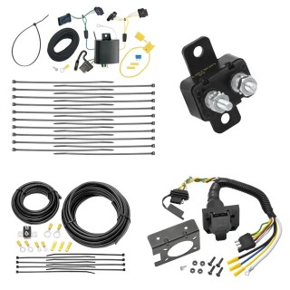 118651 85343 20506 7012A Tekonsha Trailer Hitch 7 Way RV Wiring Kit 15-22 Jeep Renegade Plug Prong Pin Brake Control Ready 15 16 17 18 19 20 21 22 2015 2016 2017 2018 2019 2020 2021 2022 Trailer Hitch 7 Way RV Wiring Kit For 15-23 Jeep Renegade Plug Prong Pin Brake Control Ready