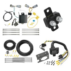 Trailer Hitch 7 Way RV Wiring Kit For 15-23 Chrysler 300 Plug Prong Pin Brake Control Ready Trailer Hitch 7 Way RV Wiring Kit For 15-23 Chrysler 300 Plug Prong Pin Brake Control Ready
