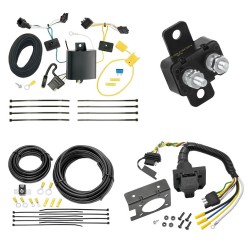 Trailer Hitch 7 Way RV Wiring Kit For 12-17 Volkswagen Tiguan 2018 VW Tiguan Limited Plug Prong Pin Brake Control Ready Trailer Hitch 7 Way RV Wiring Kit For 12-17 Volkswagen Tiguan 2018 VW Tiguan Limited Plug Prong Pin Brake Control Ready