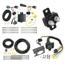 Trailer Hitch 7 Way RV Wiring Kit For 15-18 Ford Edge Plug Prong Pin Brake Control Ready Trailer Hitch 7 Way RV Wiring Kit For 15-18 Ford Edge Plug Prong Pin Brake Control Ready